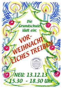 Vorweihnachtliches Treiben an der Grundschule